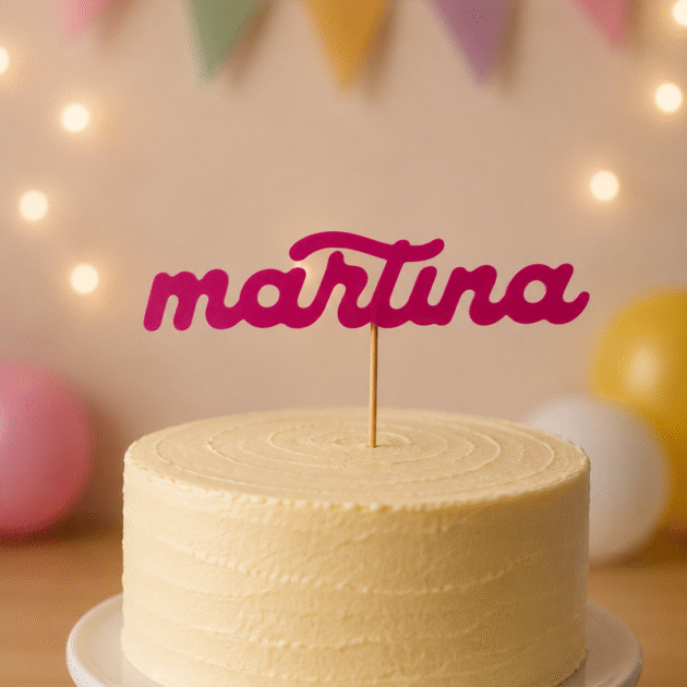 Topper de Torta con tu Nombre
