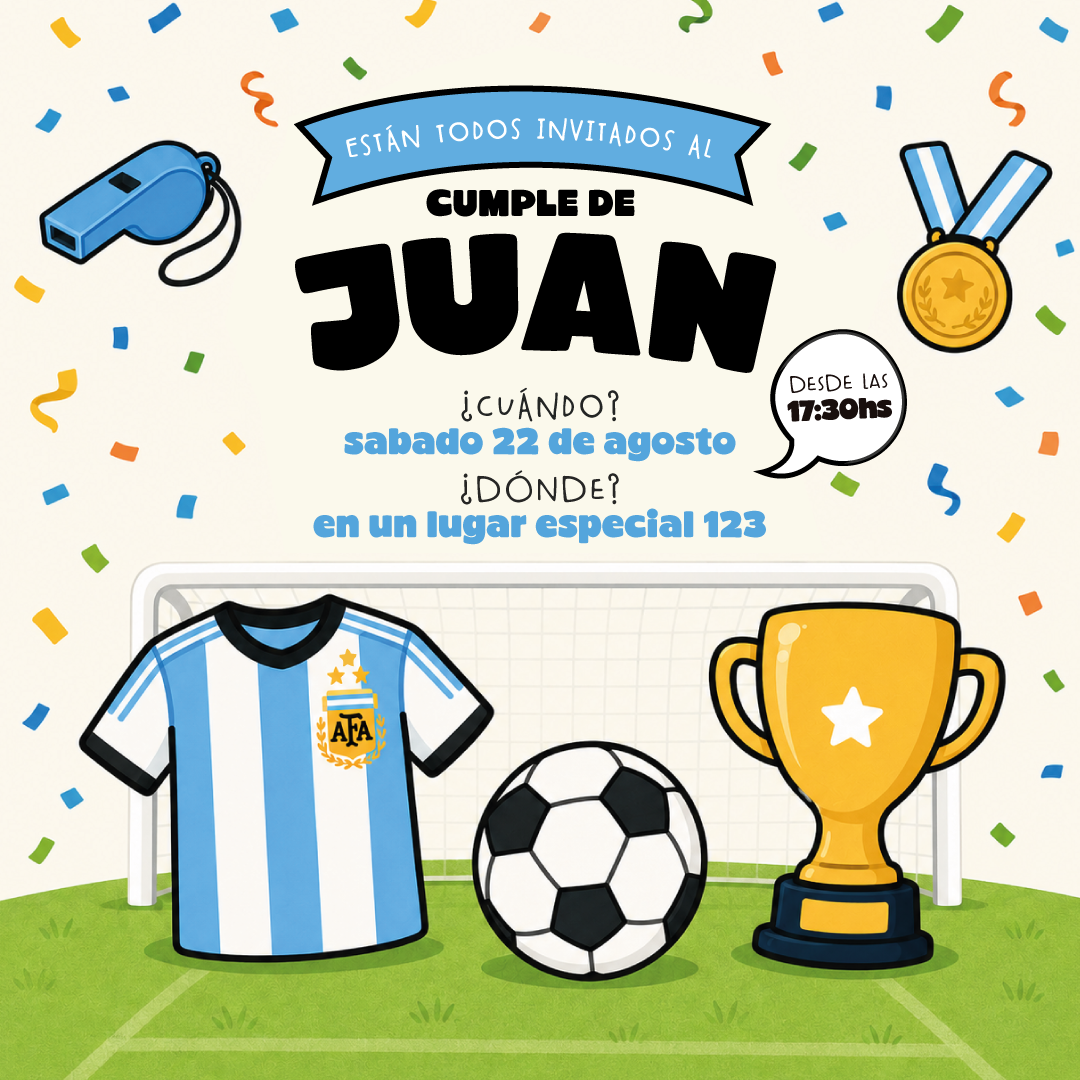 Tarjeta Digital Futbol