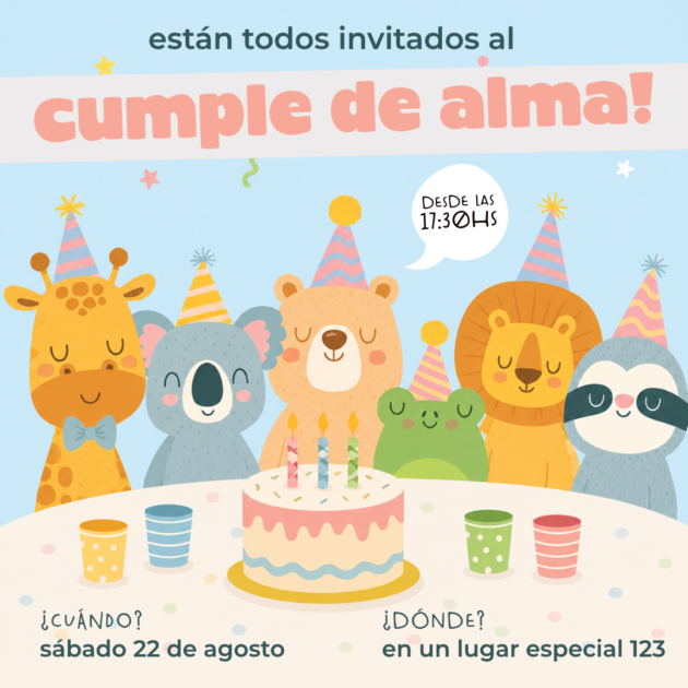 Tarjeta Digital Animales